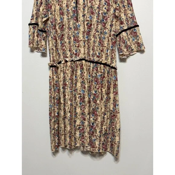 POL Fairy Grunge Semi Sheer‎ Lace Midi Dress Womens Size S Whimsigoth Romance - Picture 4 of 8